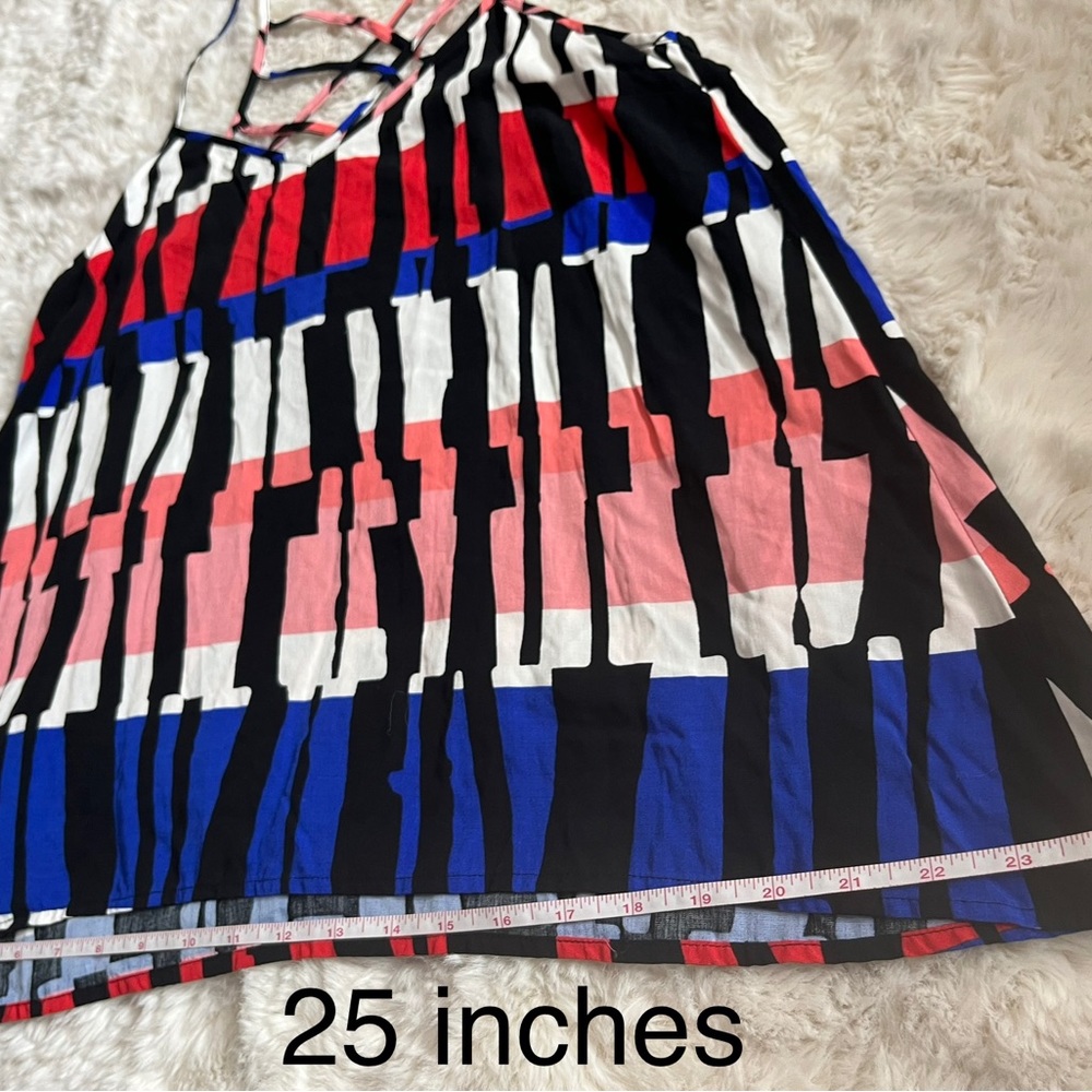 *DONATED* Brand NWT 😍🇺🇸 Jack by BB Dakota multi color spaghetti strap tank - Picture 11 of 14
